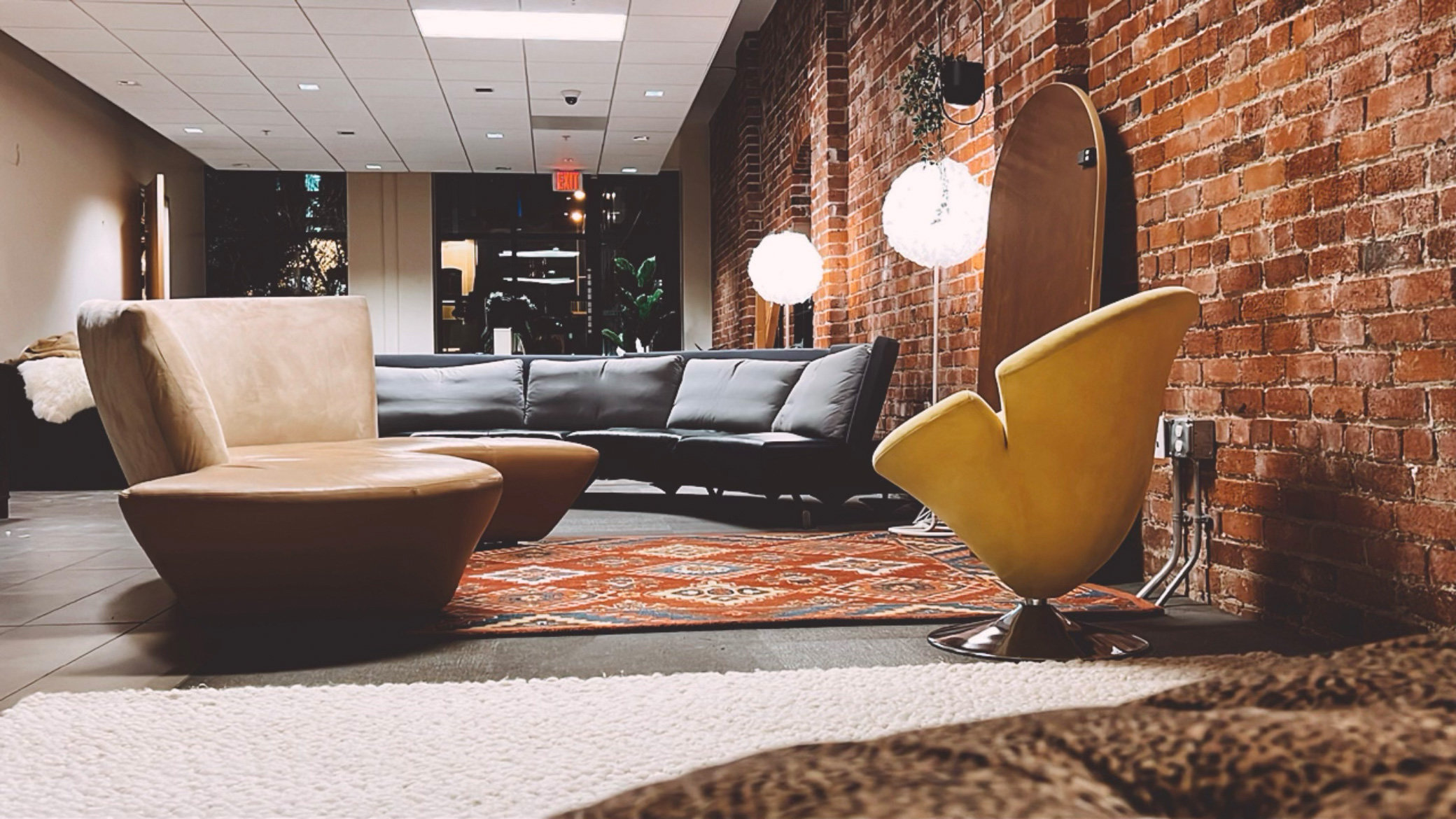 Shared lounge area